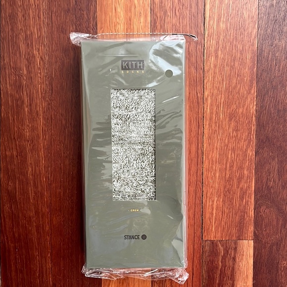 KITH STANCE olive green socks men’s large - Picture 1 of 5
